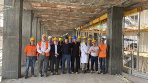 Monza ospedale San Gerardo Fase 4 cantiere