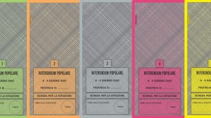 Fac simile schede referendum 2025