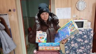 I doni consegnati ai bambini di Kharkiv